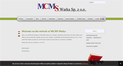 Desktop Screenshot of mcms.pl